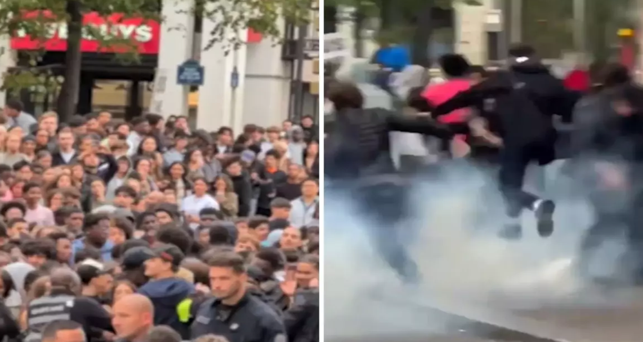 avrupanin gobeginde bedava tavuga hucum polis biber gaziyla dagitti VCxYgFx9