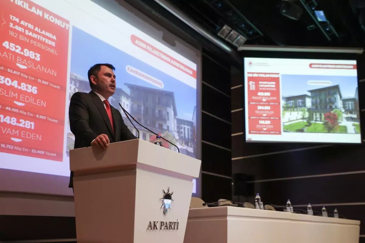 Bakan Kurum: Türkiye’nin Kentsel Dönüşüm Vizyonu Paylaşıldı