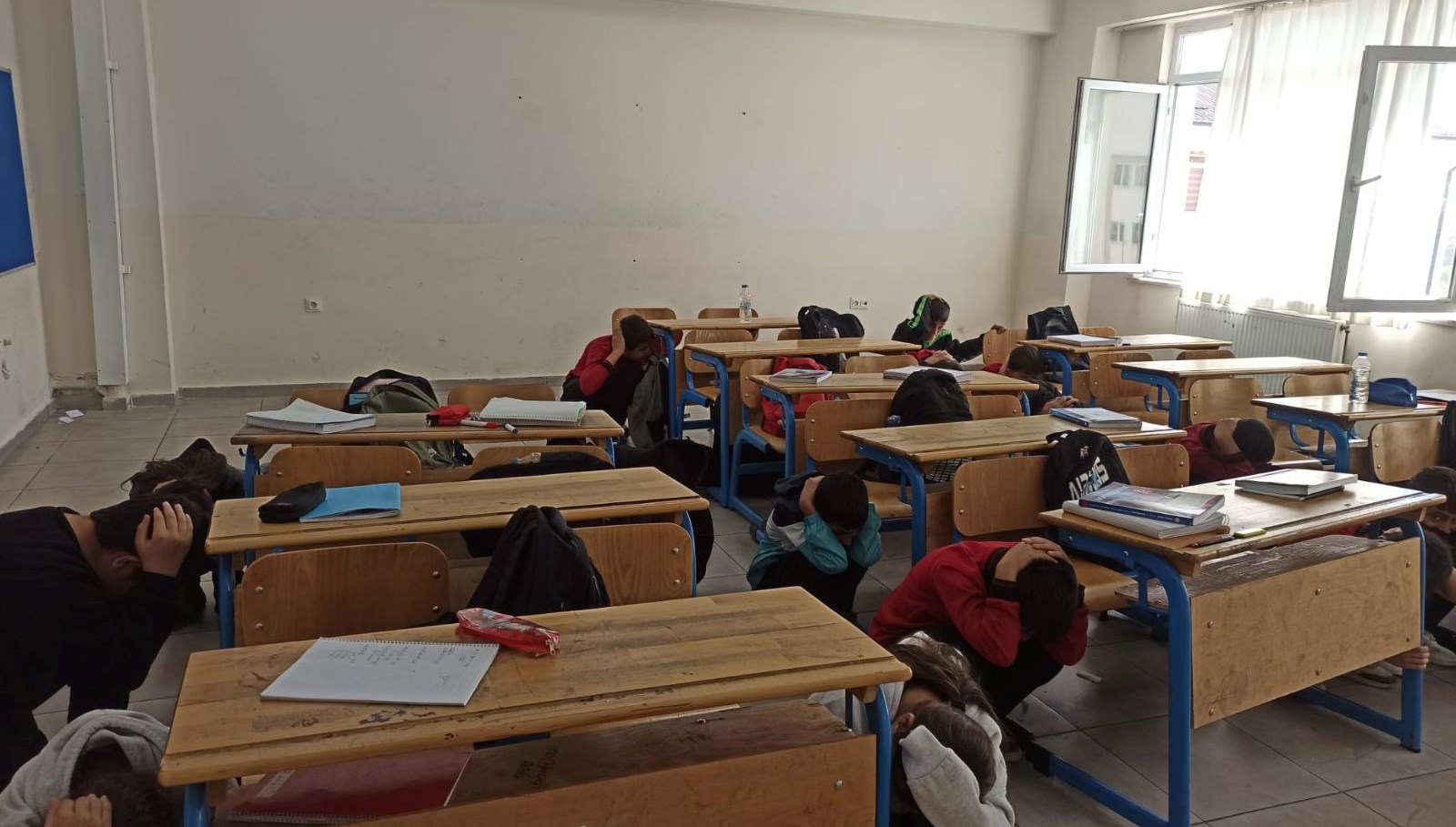 Hakkari’de okullarda tatbikat