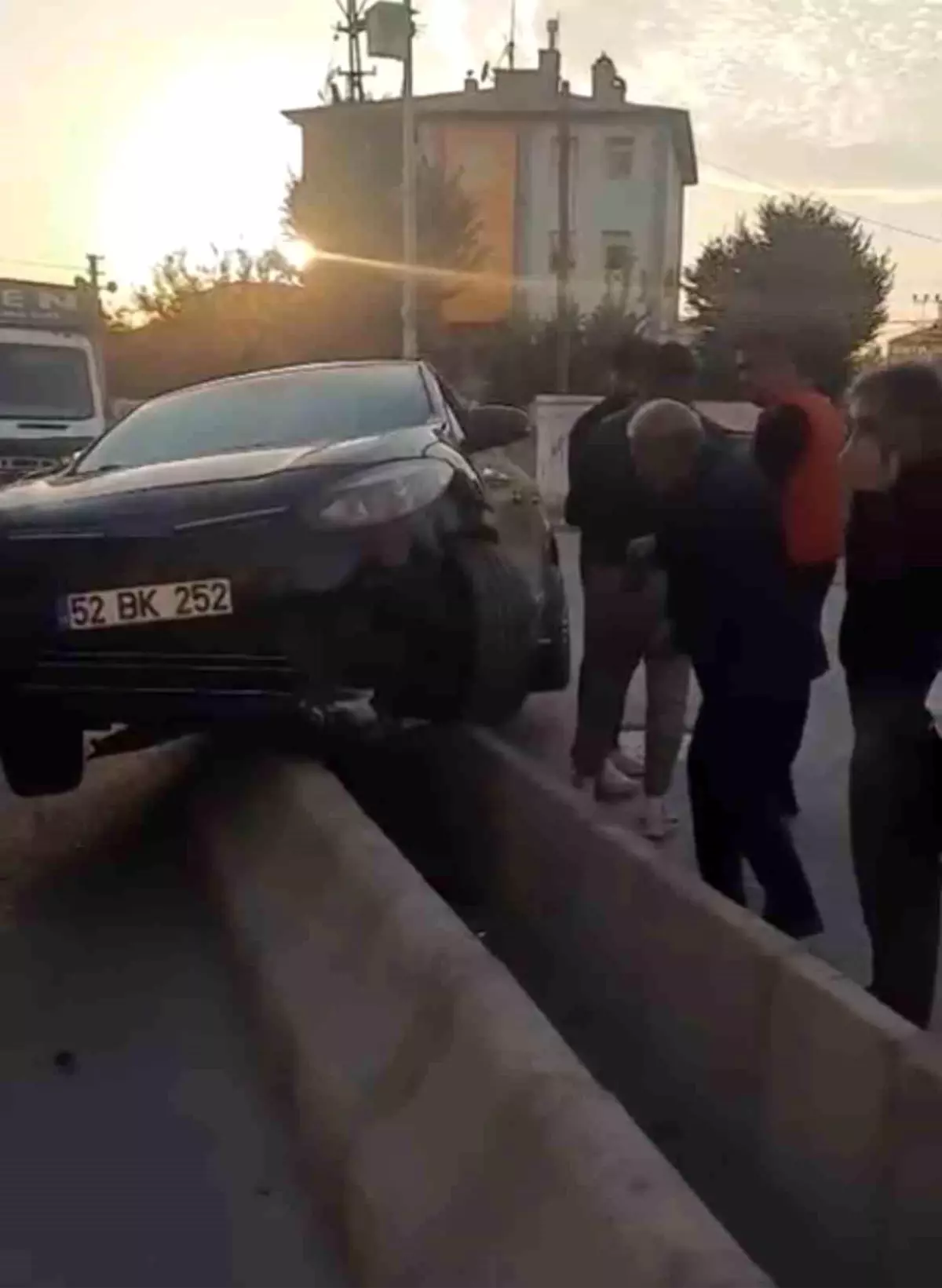 Iğdır’da Refüj Çalışması Kazaya Neden Oldu