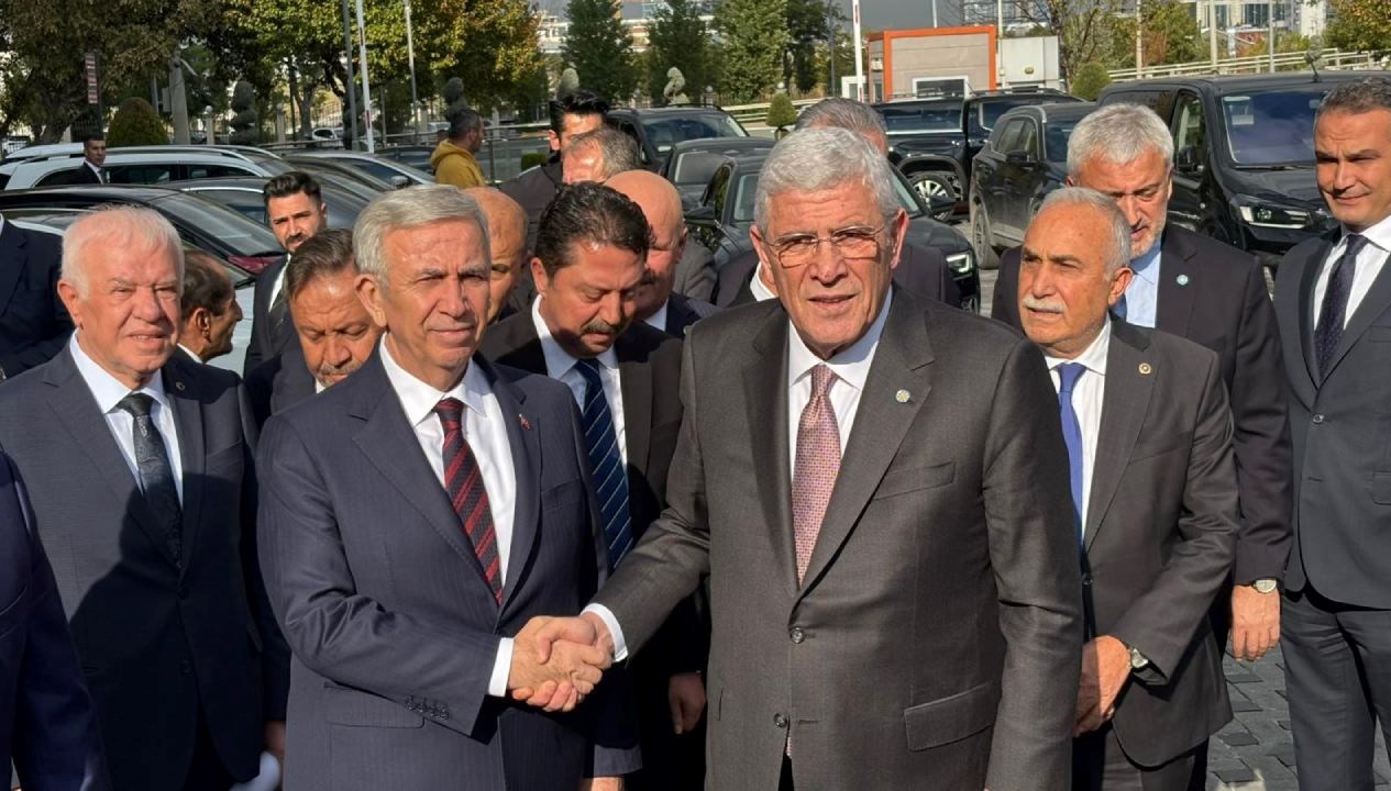 İYİ Parti lideri Dervişoğlu’ndan Mansur Yavaş’a ziyaret