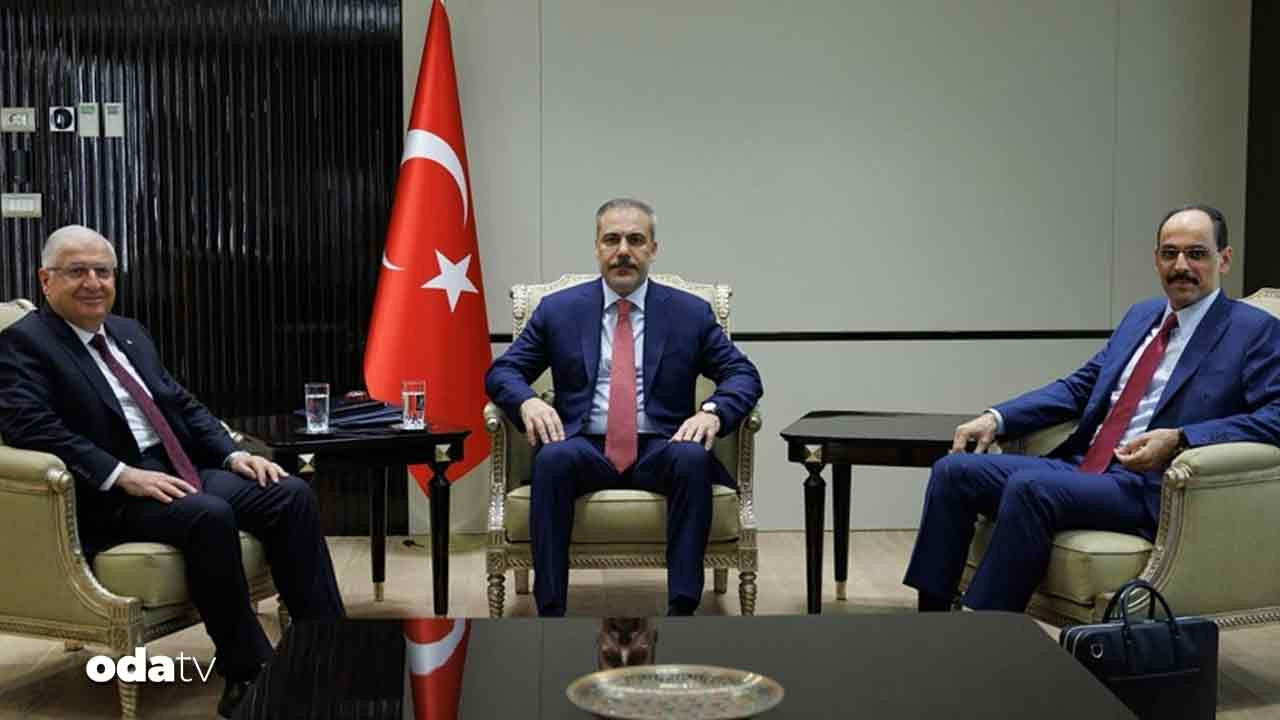 Bakanlar Fidan ve Güler ile MİT Başkanı Kalın Suriye’de