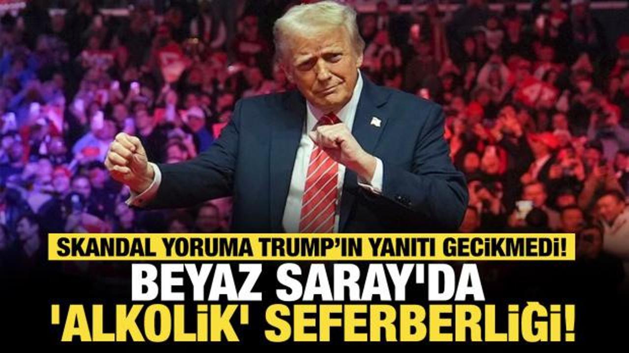 Beyaz Saray’da ‘alkolik’ seferberliği: Trump’tan danışmanın kırdığı pota ilk yorum!