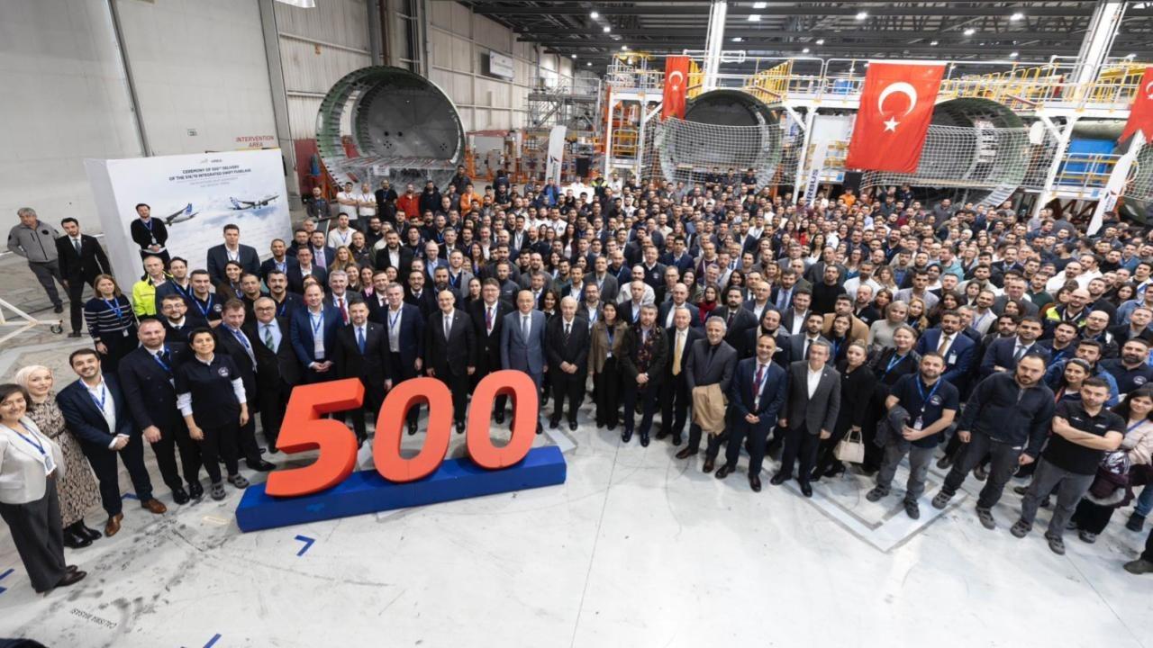 TUSAŞ Airbus’a 500’üncü gövde teslimatını gerçekleştirdi